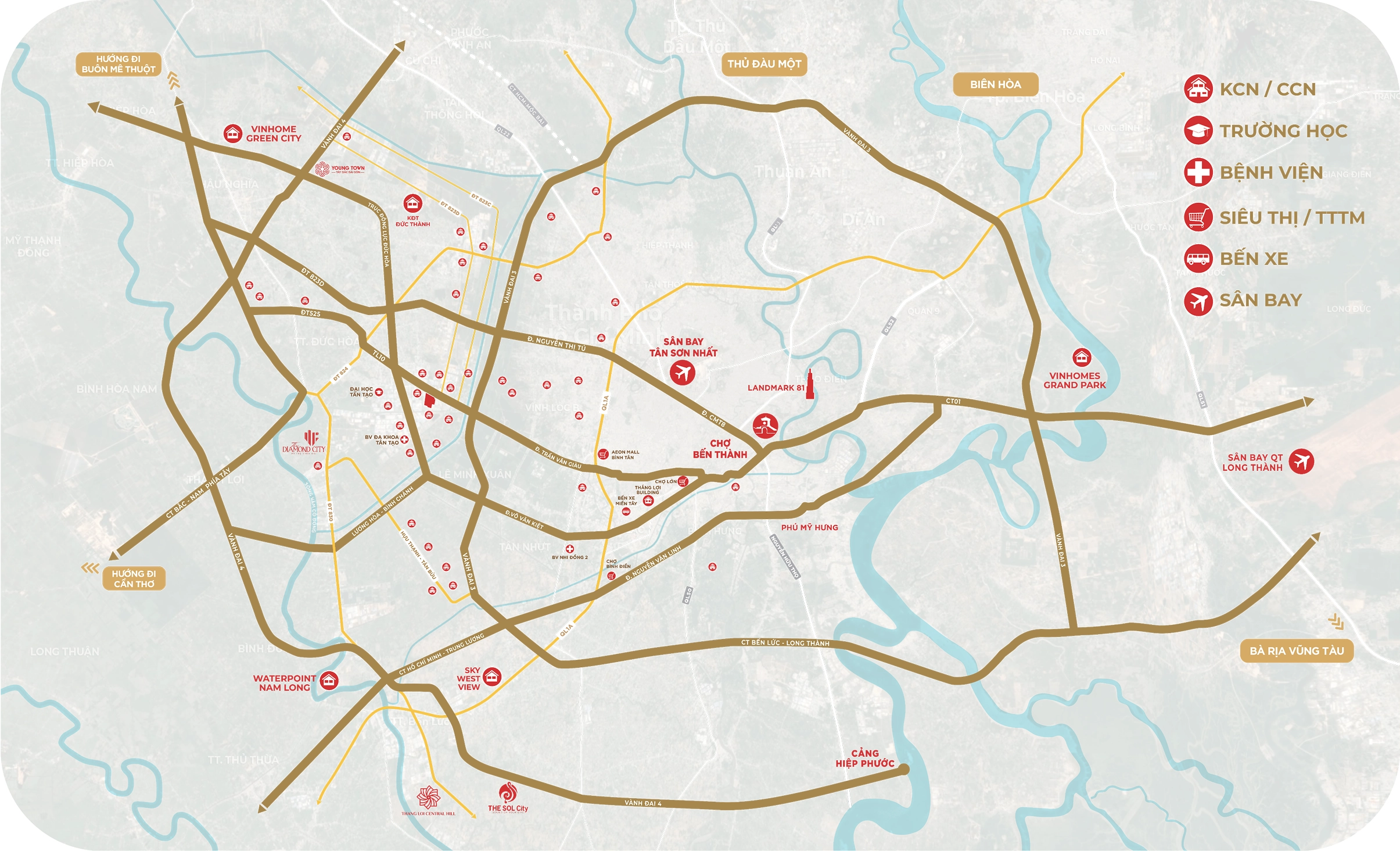 vị trí the win city